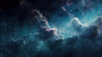 Galaxy and Nebula. Abstract space background. Endless universe with stars and galaxies in outer space. Cosmos art. photo