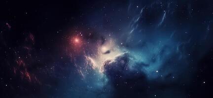 Galaxy and Nebula. Abstract space background. Endless universe with stars and galaxies in outer space. Cosmos art. photo