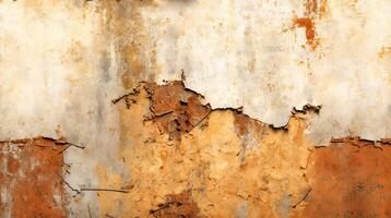 Rusty metal texture. Abstract background of an old rusty wall. . photo