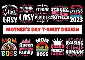 Mothers Day T Shirt bundle, lettering mom tshirt set, Mom tshirt quote, Mom tshirt vector, Mothers Day T Shirt Design Idea, mom t shirt print design, Colorful Mom t shirt vector