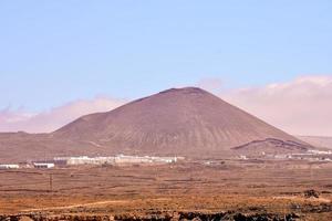 Scenic mountain landscape photo