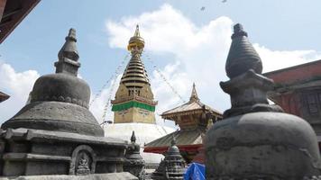 stupa swayambhunath em kathmandu, nepal video