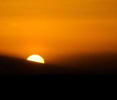 Colourful sky at sunset photo