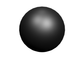 3d rond Balle png