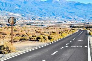 Road in the countryside photo