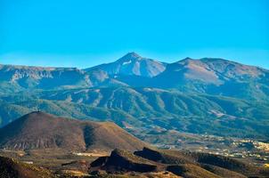 Scenic mountain landscape photo