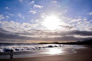 Huge sea waves photo