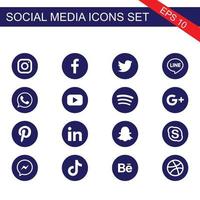 icon, social, media, facebook, logo, vector, instagram, linkedin, twitter, youtube, set, whatsapp, web, telegram, snapchat, pictogram, symbol, app, flat, business, internet, logotype, sign, vimeo, net vector