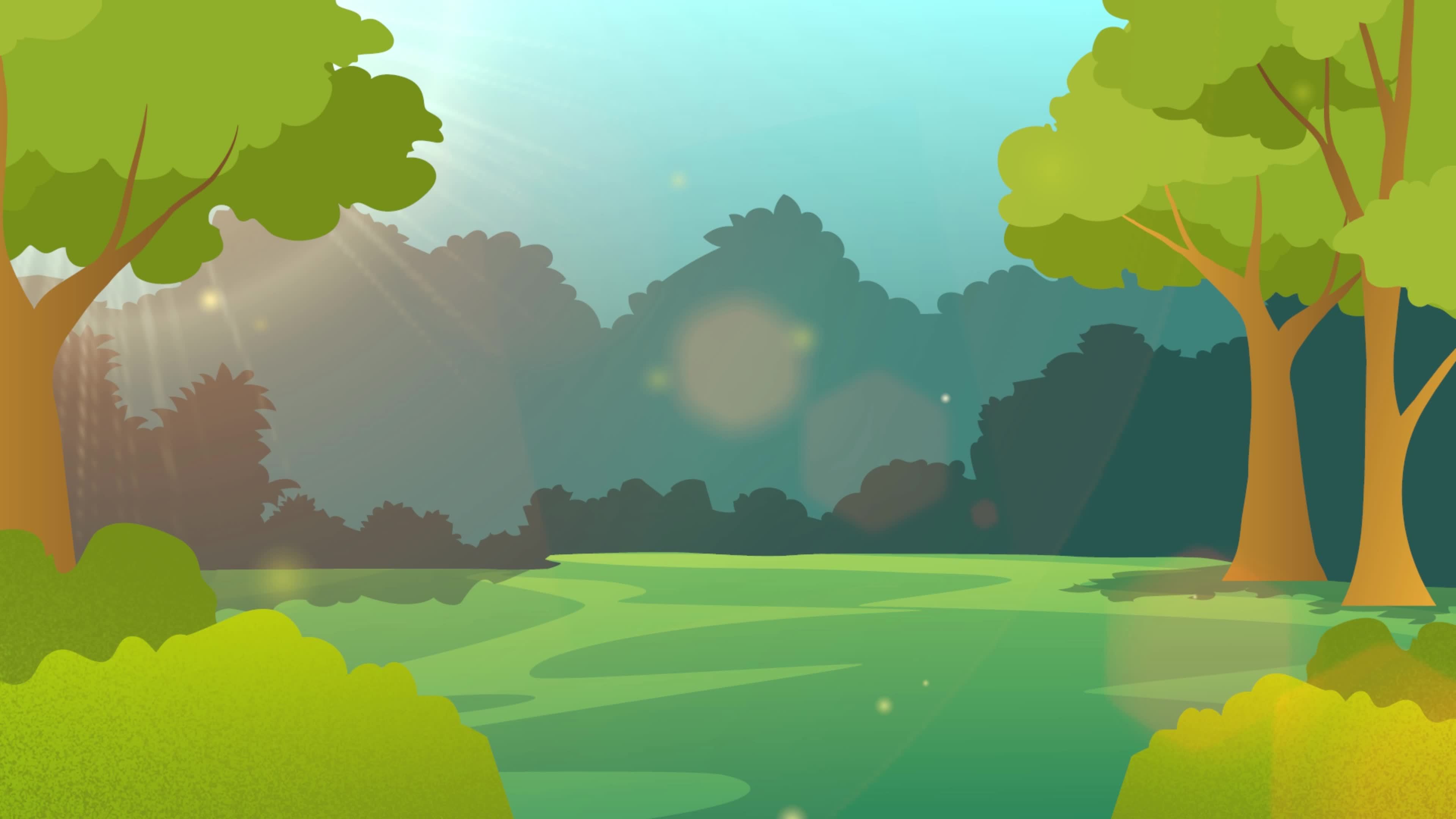 cartoon forest animation free video 22653048 Stock Video at Vecteezy