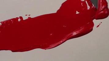 abstrakt Messer Farbe Kunst Hintergrund video