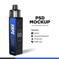 3D Rendering Vape Product Mockup PSD