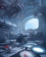 Futuristic Science Laboratory photo