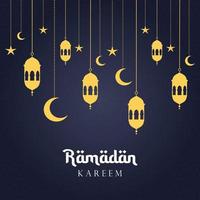 Arabic calligraphy design for Ramadan Kareem, Islamic background. Ramadan kareem greeting background template. vector