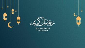 Arabic calligraphy design for Ramadan Kareem, Islamic background. Ramadan kareem greeting background template. vector