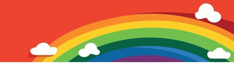 lgbt pride day and month rainbow background