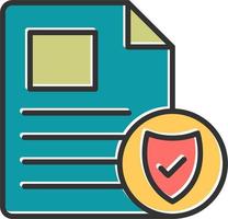 Approved Document Vector Icon