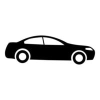 Car icon. Vector illustration isolated on white background. EPS 10