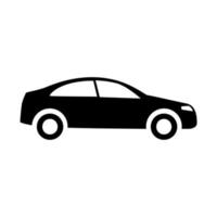 Car icon. Vector illustration isolated on white background. EPS 10