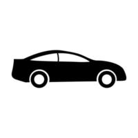 Car icon. Vector illustration isolated on white background. EPS 10