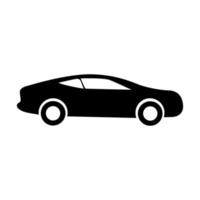 Car icon. Vector illustration isolated on white background. EPS 10