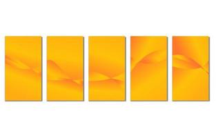 set of vector colorful abstract fluid gradient background