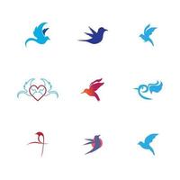bird logo and symbol vector
