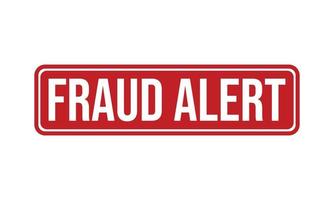 Fraud Alert Rubber Stamp Seal Vector