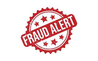 Fraud Alert Rubber Stamp Seal Vector