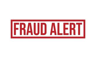 Fraud Alert Rubber Stamp Seal Vector