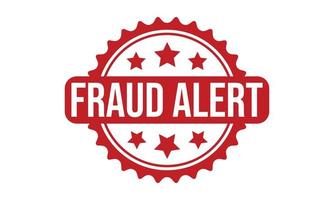 Fraud Alert Rubber Stamp Seal Vector