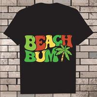 Summer hand drawing Holiday party camp,Summer backgraund Vector, Summer Beach Tshirt design vector