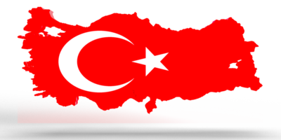 país Turquía mapa cartografía nacional Asia Europa frontera turcos bandera mundo turco textura mediterráneo atlas rojo estrella blanco color comunicación negocio Ashgabat contorno Turquía cultura.3d hacer png