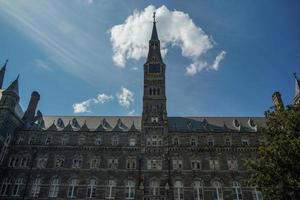 washington georgetown university on sunny day photo