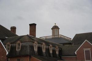 Williamsburh Virgina historical houses photo