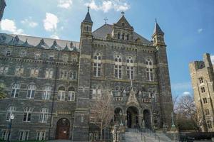 washington georgetown university on sunny day photo