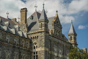 washington georgetown university on sunny day photo