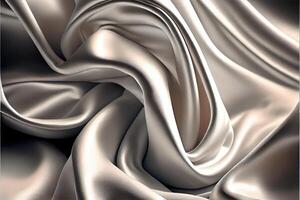 illustration of soft silver fabric photo