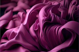 illustration of soft magenta, pink fabric photo