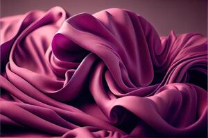 illustration of soft magenta, pink fabric photo