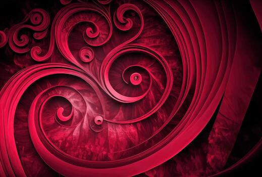 illustration of abstract viva magenta painted texture as concept background with copy space. Pattern in trendy color 2023 year Viva Magenta. Idea and texture backdrop photo