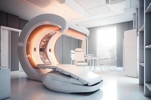 radiación terapia máquina oncología cuidado generativo ai foto