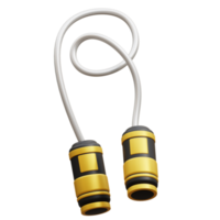 Skipping rope 3d gym fitness icon png