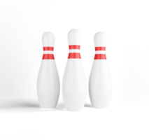 bowling épingle 3d illustration png
