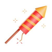 Firework 3d Illustration png