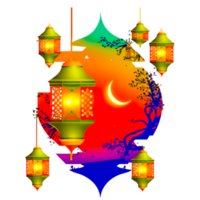 Ramadan lantern clipart icon png