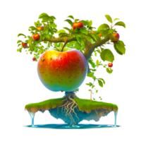 manzana Fruta árbol icono png