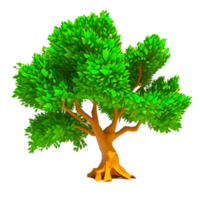 ett träd med gröna blad png