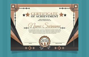 Educational Certificate Template vector