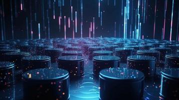 Futuristic technological background3D rendering,3D rendering of abstract technology concept. Futuristic cyberspace background,Abstract 3d rendering of data processing. Futuristic technol photo