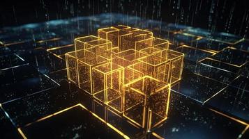 Futuristic technological background3D rendering,3D rendering of abstract technology concept. Futuristic cyberspace background,Abstract 3d rendering of data processing. Futuristic technol photo
